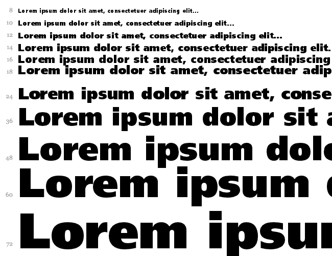 Frutiger Cascade 