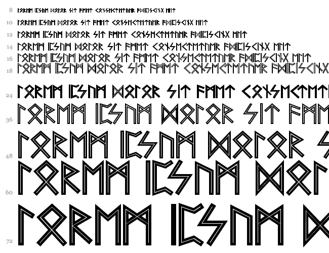 Futhark AOE Водопад 