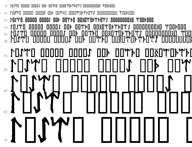 Futhark Водопад 