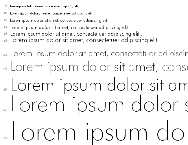 Futura Thin Cascade 