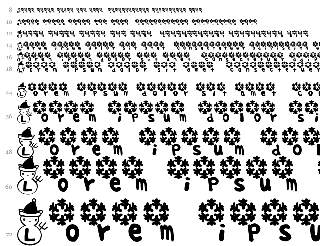 Fuyu Font Waterfall 