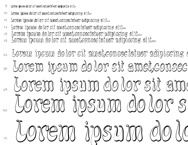 FZ JAZZY 17 3D ITALIC Cascade 