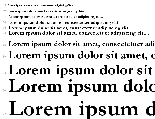 Garamond Водопад 