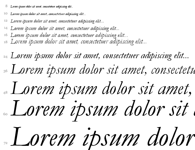 Garamond Cascade 