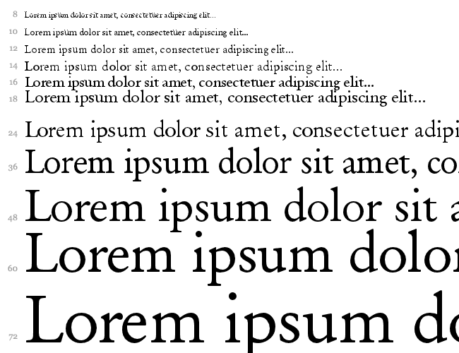 Garamond Водопад 