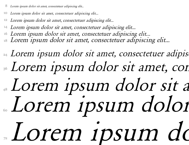 Garamond Водопад 