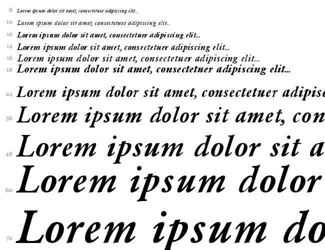 Garamond Bold Italic Truetype Fuente