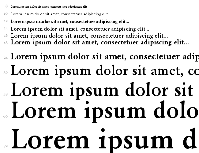 Garamond Водопад 