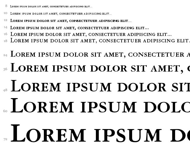 Garamond Reprise OldStyle SSi Водопад 