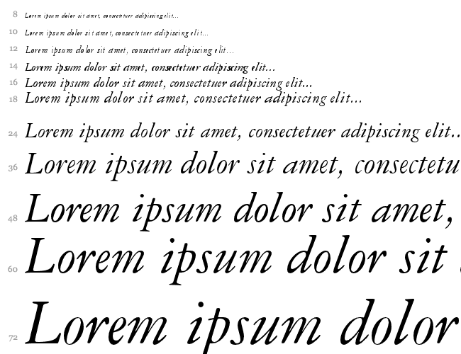 Garamond Reprise OldStyle SSi Водопад 