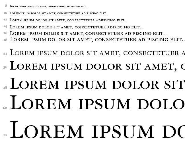 Garamond Reprise OldStyle SSi Водопад 