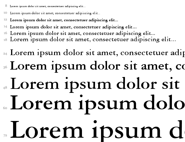 Garamond Reprise SSi Водопад 