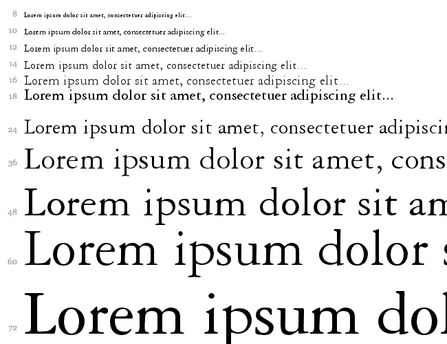 Garamond Reprise SSi Водопад 