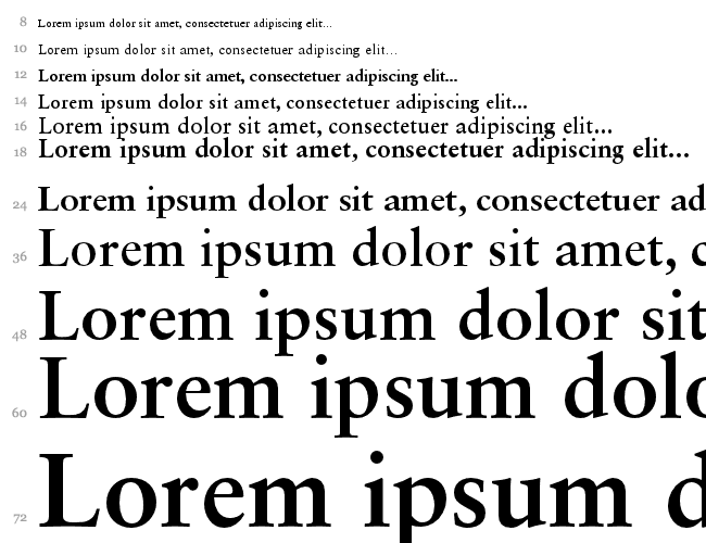 Garamond Retrospective OS SSi Водопад 