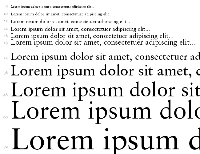 Garamond Retrospective SSi Водопад 