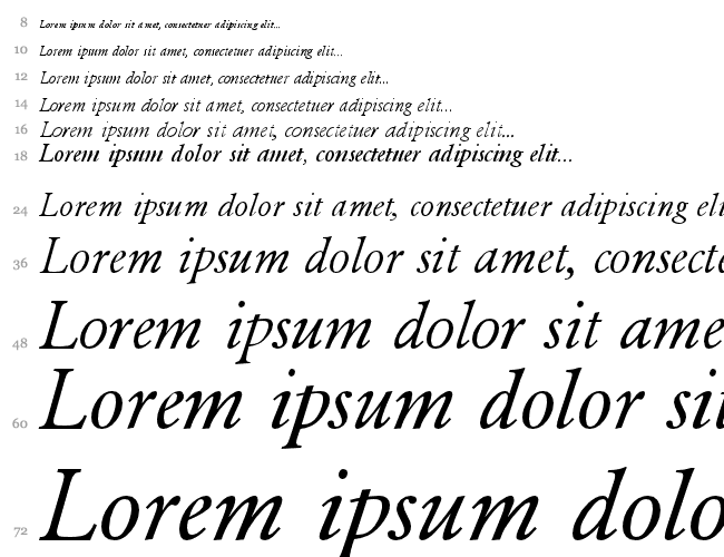 Garamond Cascade 