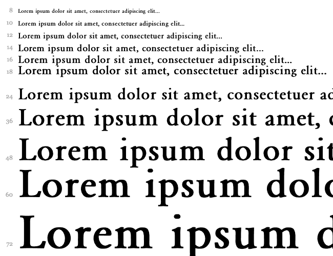 Garamond-Normal Cascata 