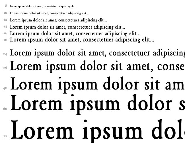 Garamond-Normal Thin Cascade 