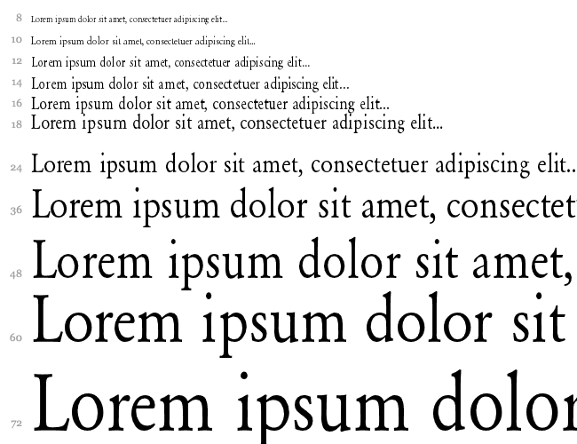 Garamond-Normal Thin Cascata 