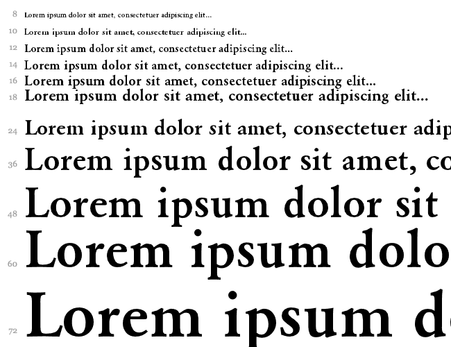 Garamond Водопад 