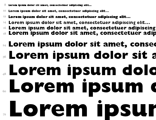 Garrison ExtraBold Sans Waterfall 