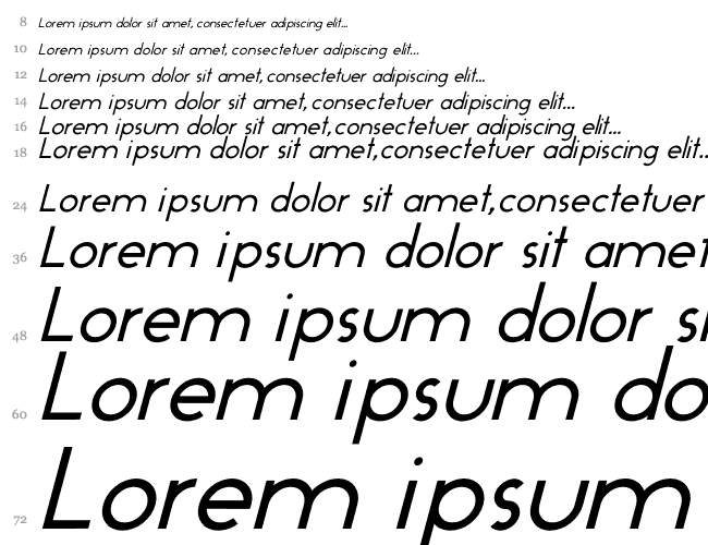 GeoPlain Italic Cachoeira 