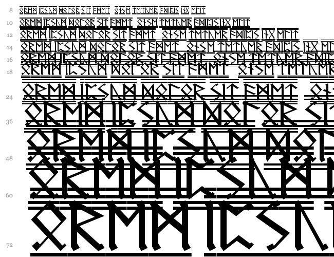 Germanic Runes-2 Водопад 