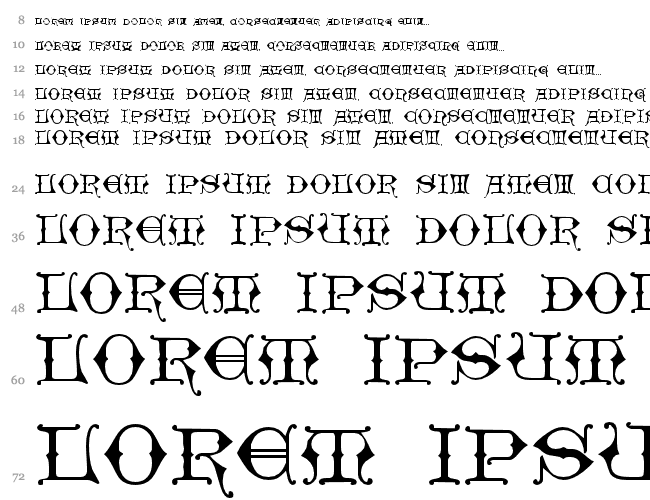 Geschlossen Gotik Kaps Водопад 