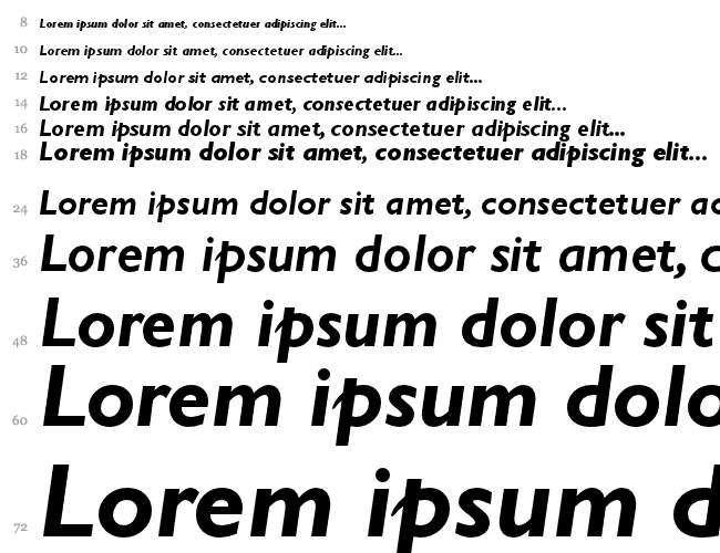 Gill Sans MT Wasserfall 