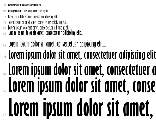 Gill Sans MT Ext Condensed Bold Водопад 