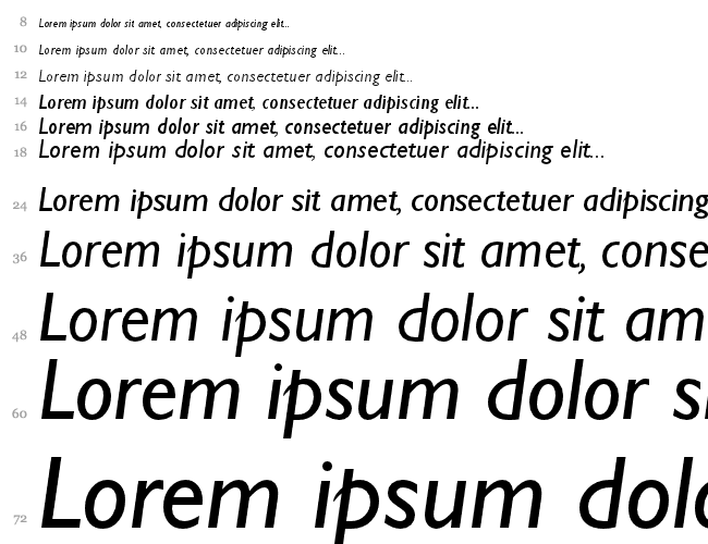 Gill Sans MT Водопад 