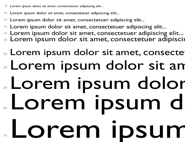 GillSans Wd Водопад 