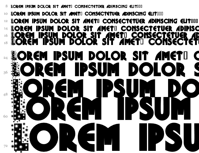 Glitter Font Водопад 