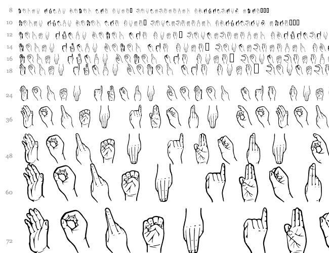 HandSign Cascade 