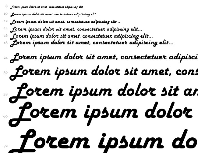 Harlow Solid Italic Водопад 