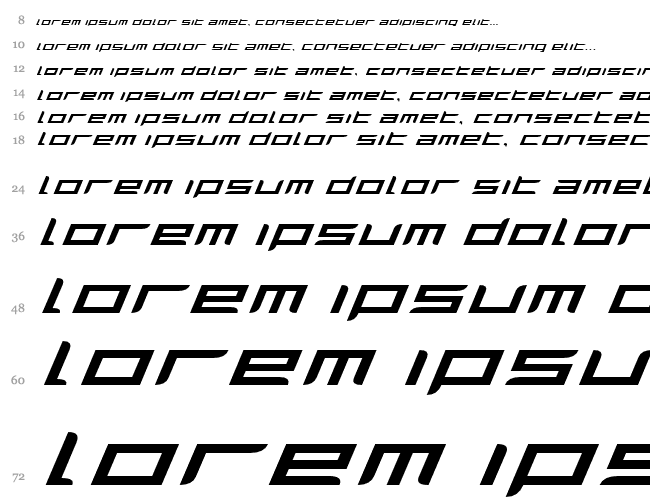 Harrier Expanded Italic Cascata 