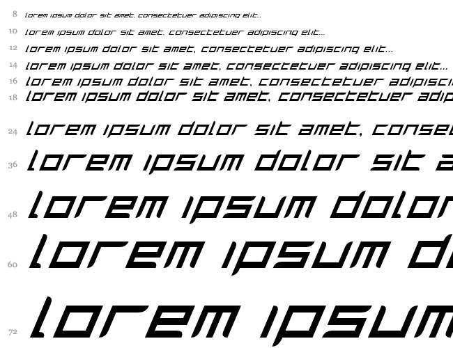 Harrier Italic Cascade 