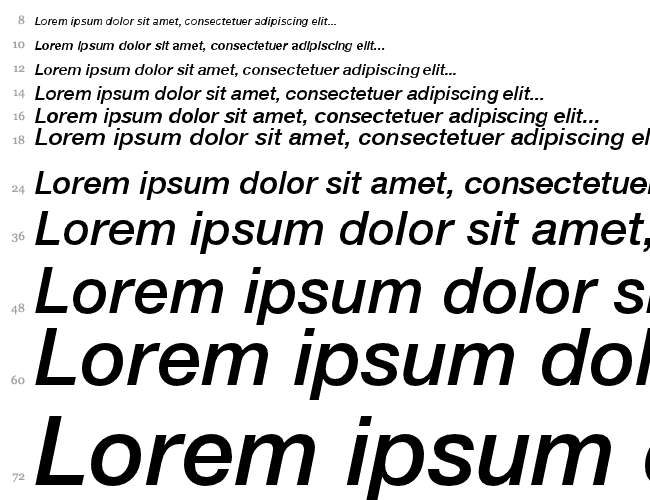 Helvetica 65 Medium Wasserfall 