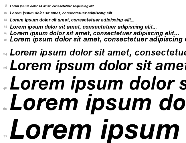 Helvetica 55 Roman Cascata 