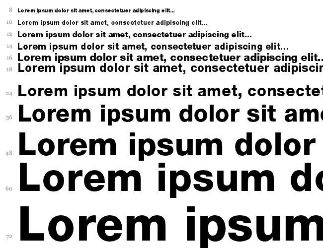 Helvetica 65 Medium Cascada 