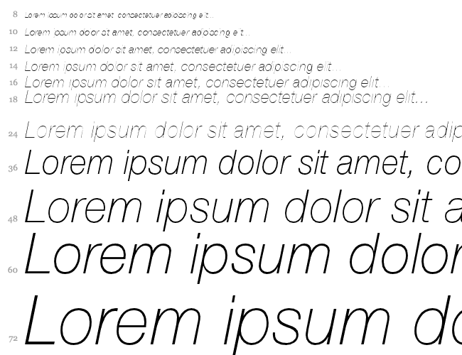 Helvetica 35 Thin Cascada 
