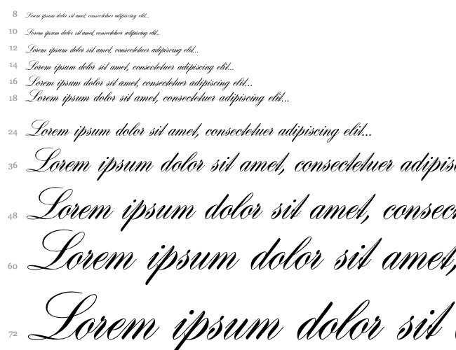 Hogarth Script D Водопад 