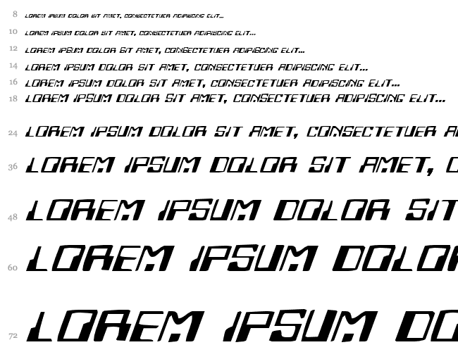 Homemade Robot Expanded Italic Водопад 