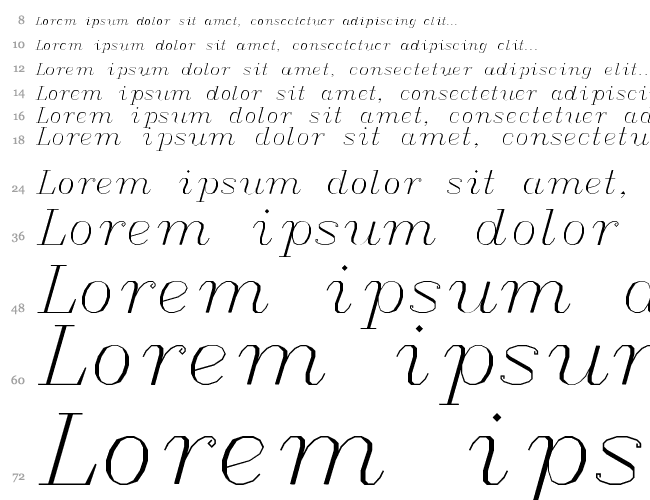 Italic Cascada 