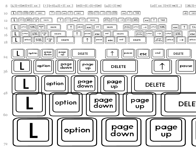 Keyboard KeysWd Wide Водопад 