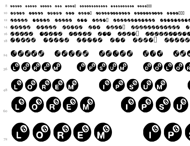 KR Eight Ball Cascade 