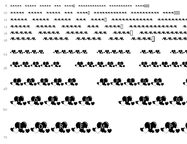 KR Lots Of Hearts Cascata 