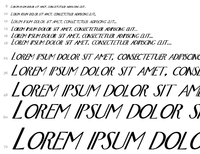 LausanneItalic Cascade 