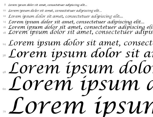 Lucida Calligraphy Cascata 