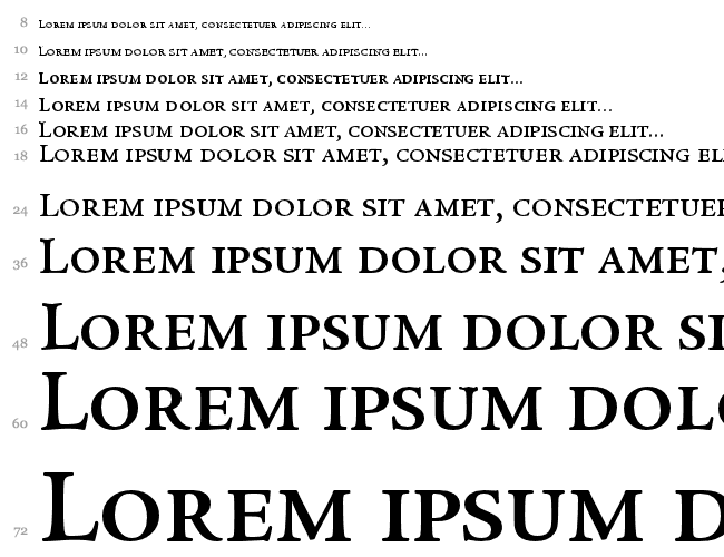 Legacy Serif Md SC ITC TT Cascata 